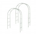 2 metal garden arches for climbing plants