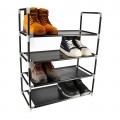 4-row modular shoe rack