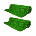 Set of 2 rolls of synthetic grass