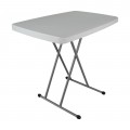 Compact folding table - Adjustable heights